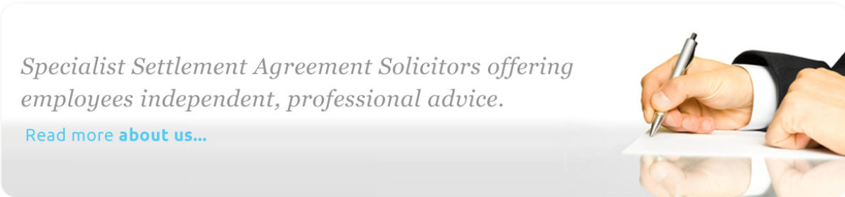 Employment Dispute Settlement Agreement Solicitors Lawyers